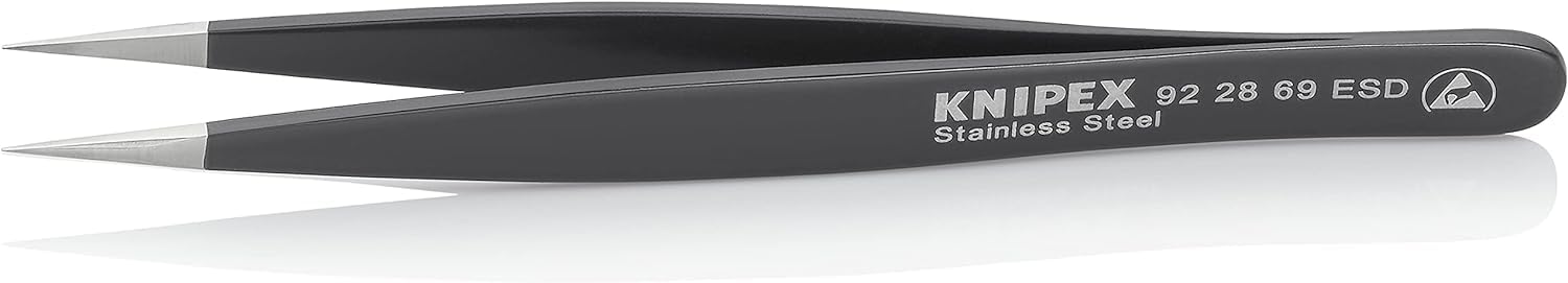 KNIPEX 92 28 69 ESD Precision Tweezers ESD 130 mm
