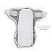 Thirsties Reusable Cloth Diaper Cover, Hook and Loop Closure, Aqua Size One (6-18 lbs)