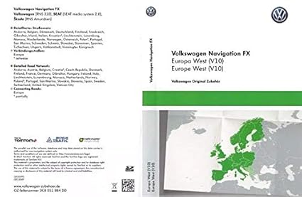 VW RNS 310 FX Version V10 NAVI SD Card MAP West Europe 2018