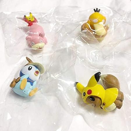 Amazon ポケモンセンター限定 Fan Of Pikachu Eievui ピカチュウ イーブイ コレクション フィギュア 4種類 コダック ポッチャマ ヤドン フィギュア ドール 通販