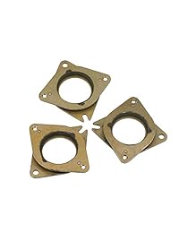 Zeelo NEMA 17   Amortiguadores de vibración de acero y goma con tornillo M3 para impresoras Creality CR 10,10S 3D, CNC (3 unidades)