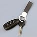 Zelta Simple And Easy to Install Keys KeyChains,Genuine Leather And Eco-friendly Zinc Alloy Black Key Chain