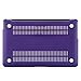 MOSISO Plastic Hard Shell Case & Keyboard Cover & Screen Protector Only Compatible with MacBook Air 13 inch (Models: A1369 & A1466, Older Version 2010-2017 Release), Solid Purple