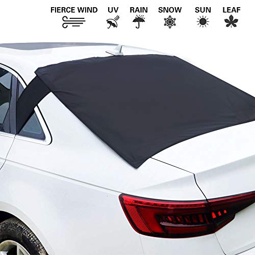 kemaier Rear Windscreen Snow Cover - Anti Foil Ice Dust Sun Windshield Frost Covers & Sun Shade Protector for Vehicle Rear Windshield - Thumbnail 7