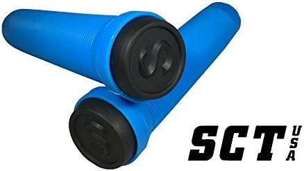 SCT USA Scooter Bar Grips with SCT USA High Rebound Rubber Bar Ends