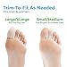 NatraCure Gel Toe Cap and Finger Protector - 1 Pair - (Size: Large/X-Large) - Helps Cushion and Reduce Pain from Corns, Blisters, Hammer Toes, and Ingrown Nails