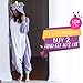 Emolly Fashion Adult Unicorn Animal Onesie Costume Pajamas for Adults and Teens (Medium, Purple)
