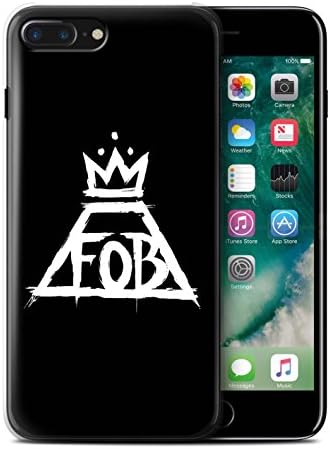 Official Fall Out Boy Phone Case / Cover for Apple iPhone 7 Plus / Black/White Design / FOB Graffiti Volcano Collection