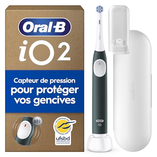 Oral-B Brosse à Dents Electrique iO 2 avec 1 Brossette, Vert Forêt