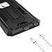 MoMoCity iPhone 6 Plus / 6s Plus Case 2 in 1 Heavy Duty Hard Plastic TPU Protective Bumper Brushed Design Cover for iPhone 6 Plus & iPhone 6s Plus 5.5 Inch