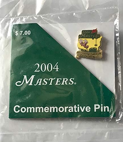 2004 Masters golf pin augusta national commemorative phil mickelson wins