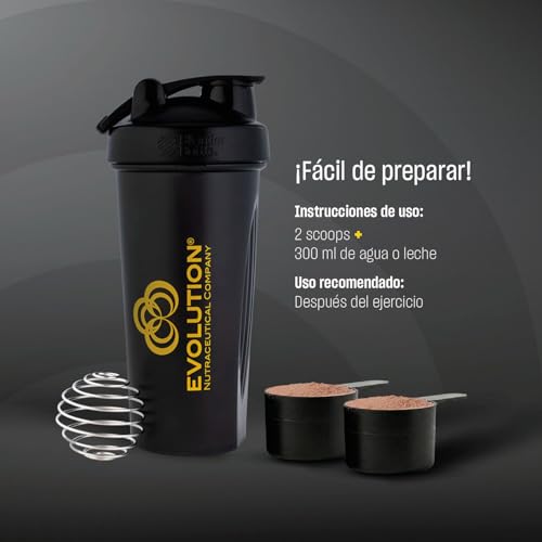 EVOLUTION, Proteína de Suero de Leche, WP100, Whey Protein, 18 Aminoácidos, Sin Gluten, Sugar Free, Post Workout, Sabor Cookies, 46.6 Porciones, 1400g