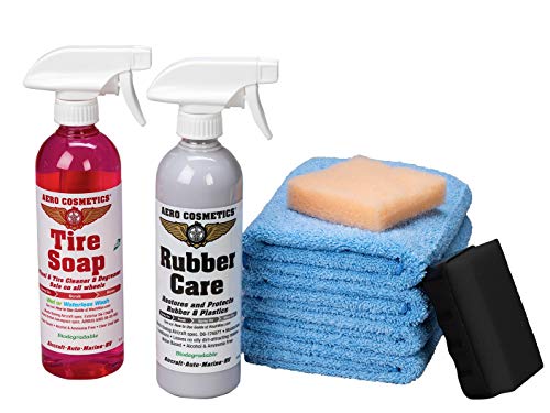 Aero Cosmetics Tire Care Kit, Aircraft Quality Products for Your Car, RV and Motorcycle