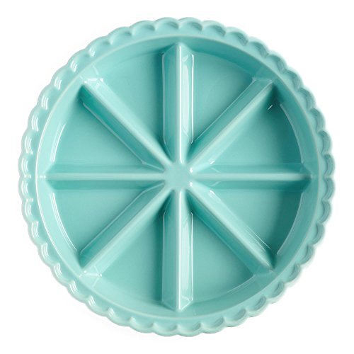 World Market 8 Triangle Aqua Ceramic Scone Pan The Home Kitchen Store