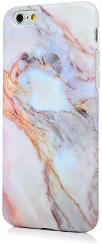 BADALink iPhone 6 Case, iPhone 6S Case, Marble Design Clear Ultra Thin Slim Soft Flexible Scratch Resistant Shockproof Protective Cover Bumper TPU Silicone Skin Case (Set 4)