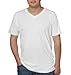 Kirkland Signature Men's 100% Pima Cotton 4-Pack V-Neck T-Shirts, White, XL