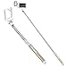 Zonman®Bluetooth Extendable Selfie Stick with Tripod Stand + Portable Pocket Spotlight for Smartphones(Gold)