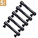 Southern Hills Black Cabinet Drawer Pulls - 5 Pack - Cabinet Handles Black - 4 Inch - Black Kitchen Drawer Handles - Black Matte Cabinet Handles - Kitchen Hardware for Cabinets - SHKM010-BLK-5