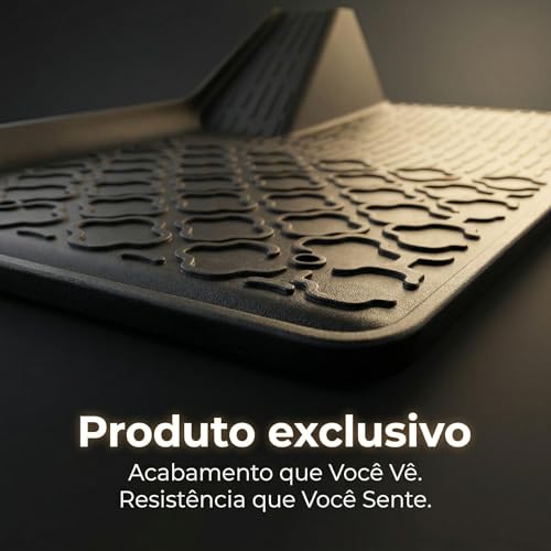 Tapete Fiat Fastback Versão Híbrida 2024 2025 2026 Bandeja 3D Premium Emborrachado Impermeável