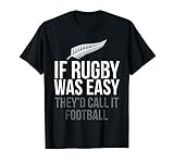 Mens Funny New Zealand Rugby T Shirt XL Black