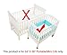 American Baby Company Heavenly Soft Minky Dot Portable and Mini-Crib Bumper, White Puff (Not for Crib), for Boys and Girls