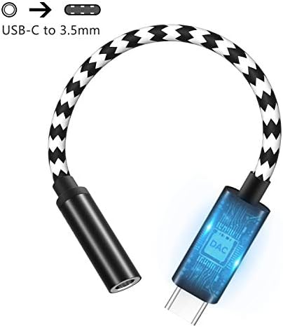 Pixel 3 USB C Audio Adapter, DISDIM [Upgraded Version] Type C to 3.5mm Headphone Jack Aux Adapter, Compatible with Google Pixel 2/2XL/3/3XL, Moto Z, HTC U, MacB00k, 2018 iP@d Pro, Chromebook (Black)