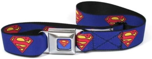 Superman Blue Seatbelt Belt