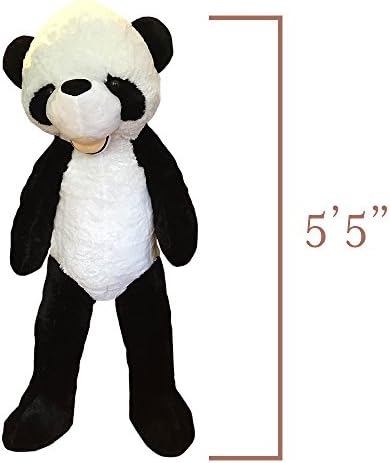 XL Teddy Panda Stuffed Giant Animal Toy, Plush, X-Large