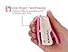 PaperPro Bostitch inCOURAGE 12 Reduced Effort Nano Mini Stapler, 12 Sheets, Pink/White (1888)