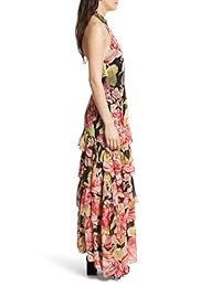 People - Vestido para mujer, diseño floral, talla XS, color rosa