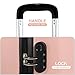 Murtisol ABS Hardside Luggage Sets With Spinner Dual Wheels,Rose Gold, 3-Piece Set(20/24/28)