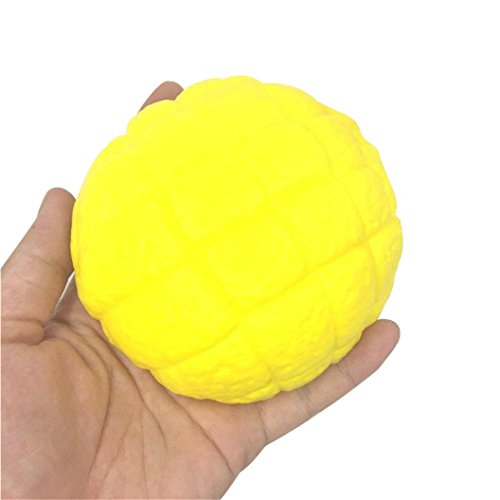 WM & MW Yellow Pineapple Bun Toys, Bread Squishy Scented Super Slow Rising Squeeze Toy Kids Gift