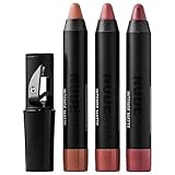 NUDESTIX Intense Matte Lip + Cheek Mini Set in Pixi (matte, nude brown) Belle (matte plum nude), Purity (matte natural-flesh nude)