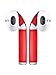AirPod Skins & Charging Case Cover – Protective Silicone Cover and Stylish Wraps Bundle Compatible with Apple AirPods (Red Case & Red Skin)