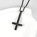 PROSTEEL Stainless Steel Inverted Cross Necklace, Upside Down Cross, Gothic,Occult,Devil, Satanic Jewelry