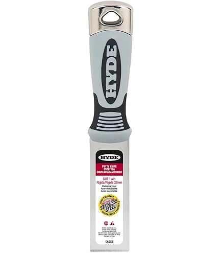 Amazon.com: Hyde Tools 06108 Pro 1-1/2-Inch Flexible Putty Knife