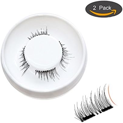 Dual Magnetic Eyelashes- Fake Eyelashes for Volume and Beauty โ Enhance Your Eyelashes Instantly- Reusable, No Glue, No Mess (2 Pack-8 Pcs)