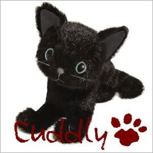Amazon Cuddly カドリー 仔ネコのヌイグルミ ドロップス クロ Dorops Kuro ブルーアイ おもちゃ おもちゃ