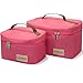 HANGO Insulated Lunch Bag [Set of 2 Sizes] - For Women & Men - Easy to Clean, Keeps Food Cold or Warm - Large & Small Sizes , Perfect for Everyday Uses