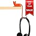 Monkey Business Ginger The Cat Tail Hook for Computer Screen, Tight Spaces, Hang Keys, Accessories in Easy Reach (Orange)