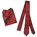 Bundle Monster Mens Fashion Accessory Combo Kit - Dark Burgundy