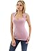PattyBoutik Women Queen Anne Neckline Hollow Back Blouse (Pink X-Small)