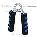 Lanshanchu 2 Pack Hand Grip Strengthener for Teenagers Elderly, Soft Foam Hand Wrist Power Grip Strength Training Fitness Grips Gym Exerciser Gripper (Blue)
