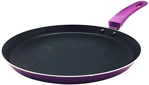 Crepe Pan by Ricovero Cookware- Double Nonstick Pancake Pan – Healthy Cooking - Ergonomic Handle - Uniform Heat Distribution - Non Toxic Lead Free - Dishwasher Safe