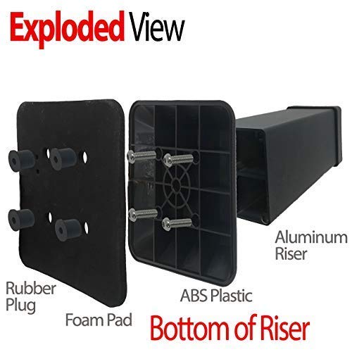 3 iPrimio+Aluminum+Bed+Riser+Sturdiest