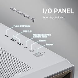 Antec Flux Wood White, 5 x PWM Fans