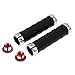 SM SunniMix 1 Pair Bike Handlebar Grips Anti-Slip Bicycle Handle Grip with Dual Lock, Bike Grip for Scooter Cruiser Tricycle Mountain Road Urban Foldable Bike – Blackthumb 3