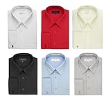 Marquis Cotton Blend Dress Shirt with Convertible French Cuffs and Silk Knots