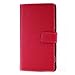 YESOO™ Nokia Lumia 925 Folio Leather Wallet Case Flip Cover and Stand (Pink)