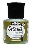 Pebeo Setasilk Silk Painting 45-Milliliter Bottle, Green Bronze
